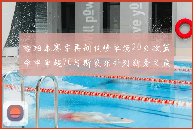 哈珀本赛季再创佳绩单场20分投篮命中率超70与斯莫尔并列新秀之最