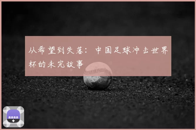 从希望到失落：中国足球冲击世界杯的未完故事