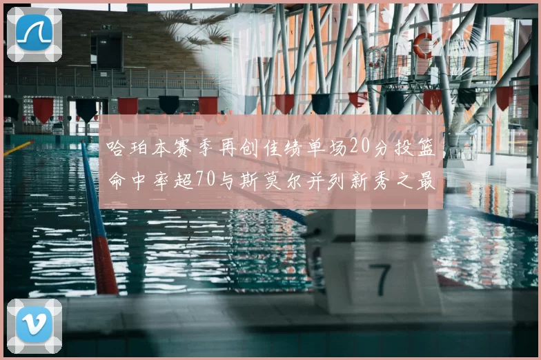 哈珀本赛季再创佳绩单场20分投篮命中率超70与斯莫尔并列新秀之最
