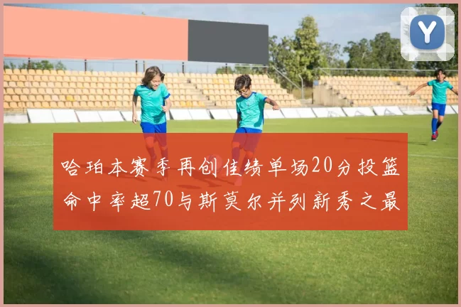 哈珀本赛季再创佳绩单场20分投篮命中率超70与斯莫尔并列新秀之最